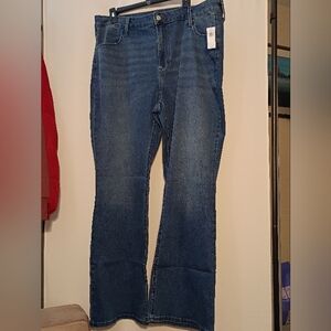 Old Navy Dark Blue Flare Leg Jeans